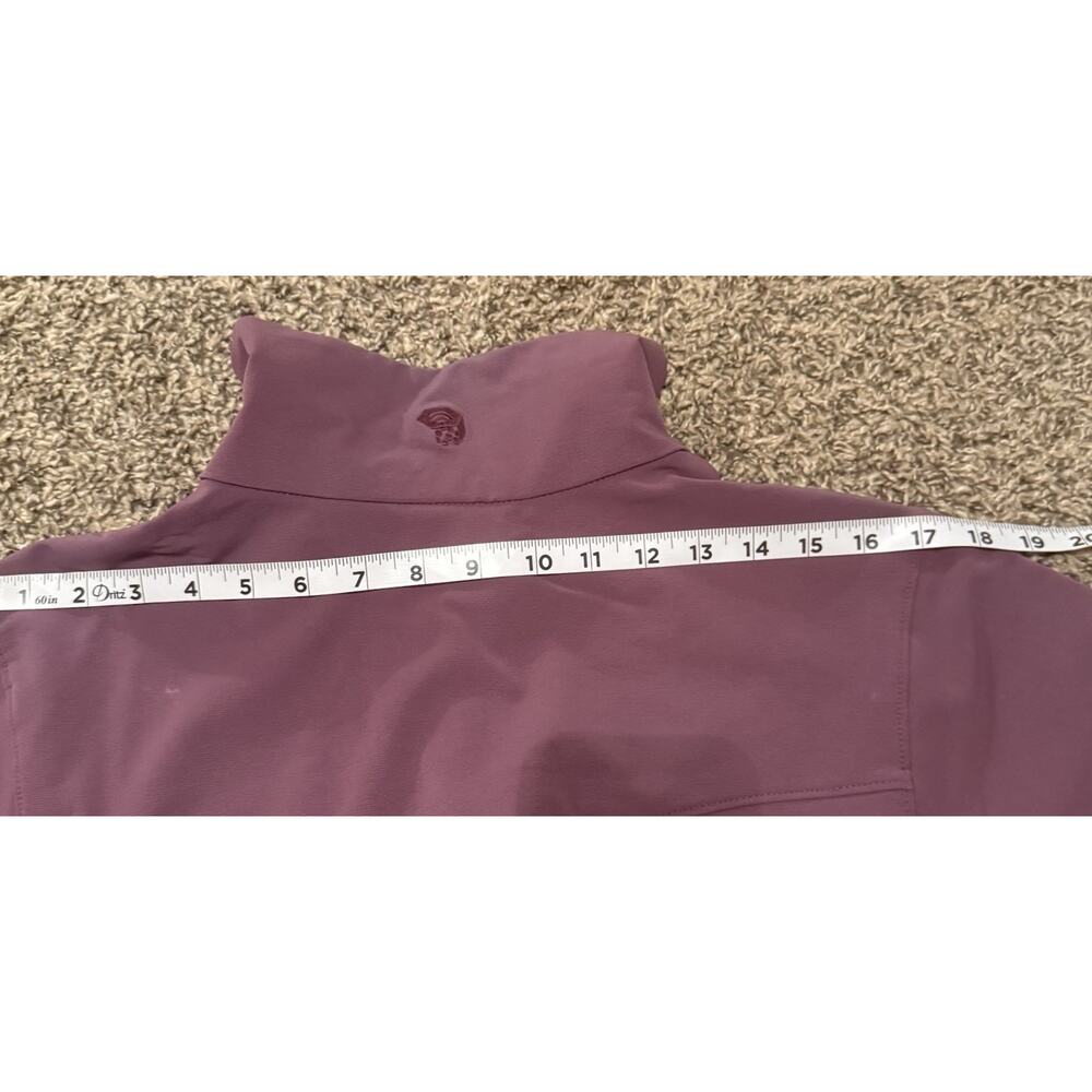 Mountain Hardwear Offwidth Softshell Jacket Women MED Purple Full Zip TufStretch - Picture 13 of 16